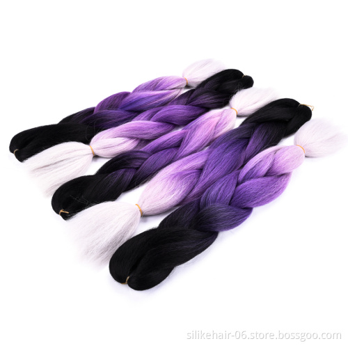 ombre braiding Synthetic hair Expression Braids Jumbo Extension Accessory China ManufacturerBestselling african style hair bulk